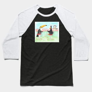 Crow Toucan Barcat large drink Baseball T-Shirt